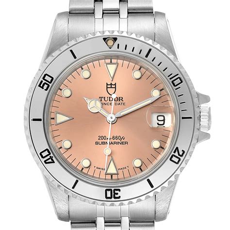 tudor submariner salmon dial|Tudor Submariner 75190 Stainless Steel .